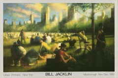 Bill Jacklin 'Pradera de ovejas III' 1990- Litografía offset