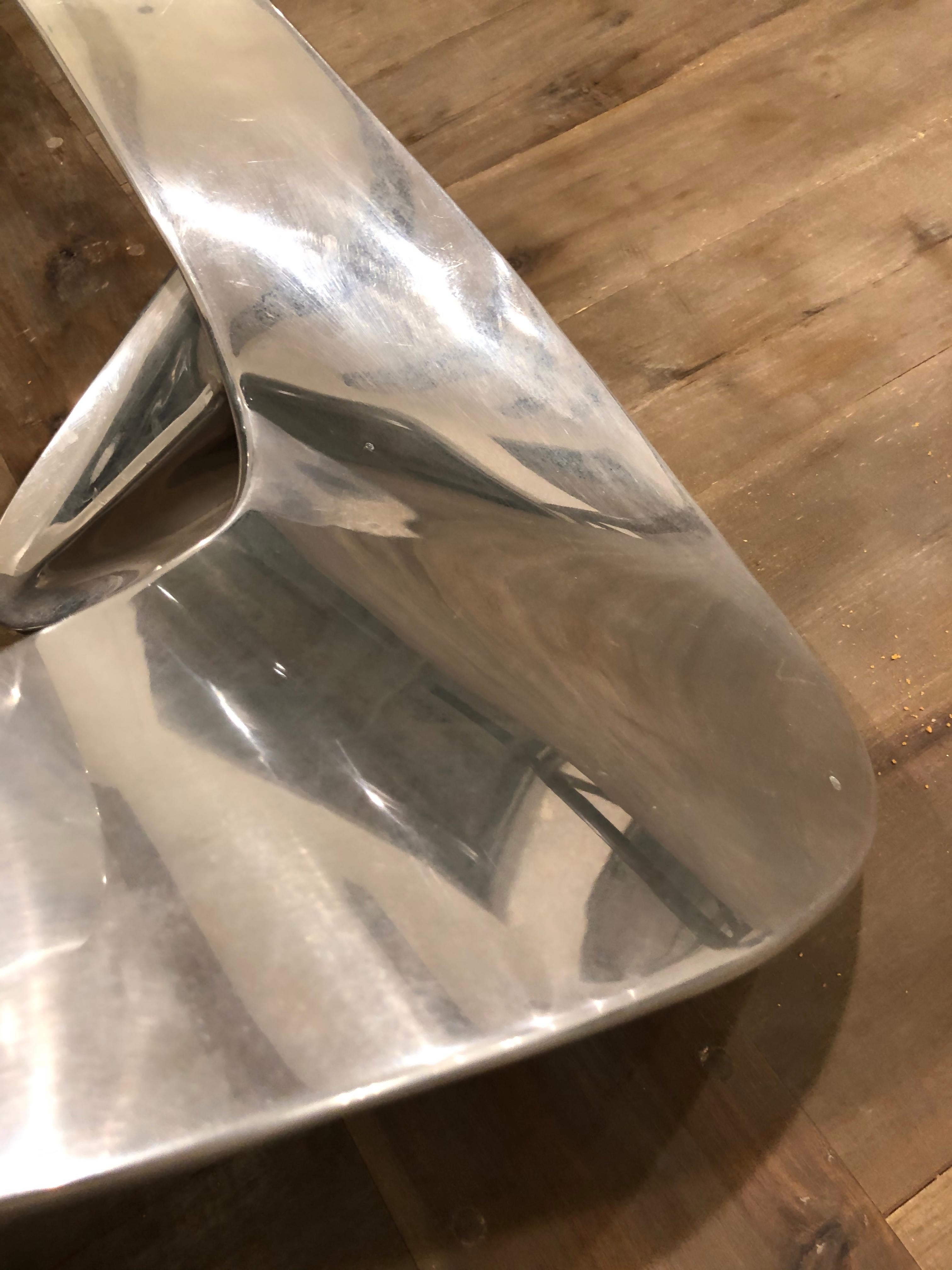 Bill Keating Abstract Aluminum Sculpture In Good Condition In Chicago, IL