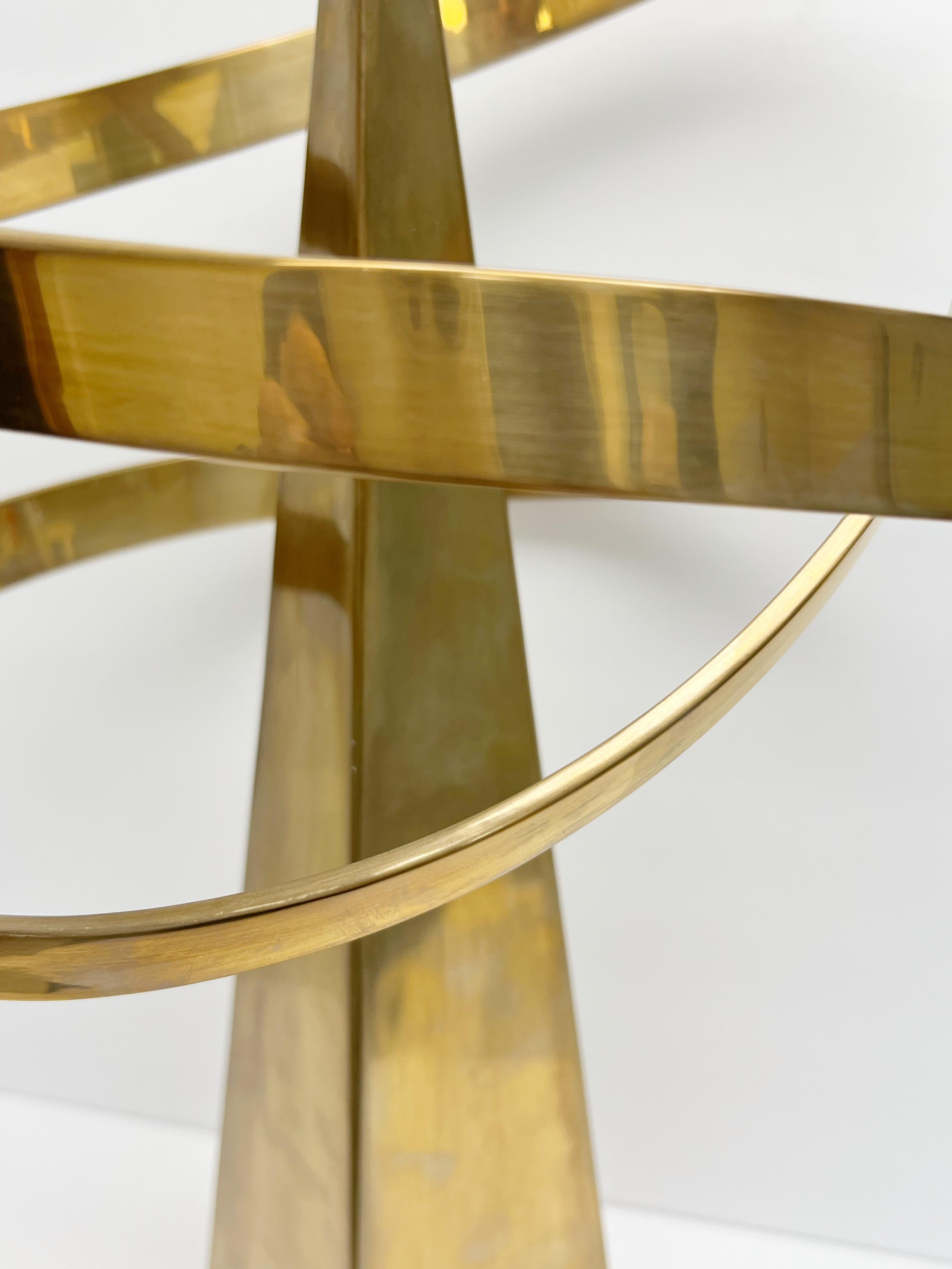 Scultura cinetica astratta in bronzo di Bill Keating in vendita 4