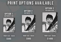 Buddy Hackett Comical Portrait with Tuba Globe Photos Fine Art Print