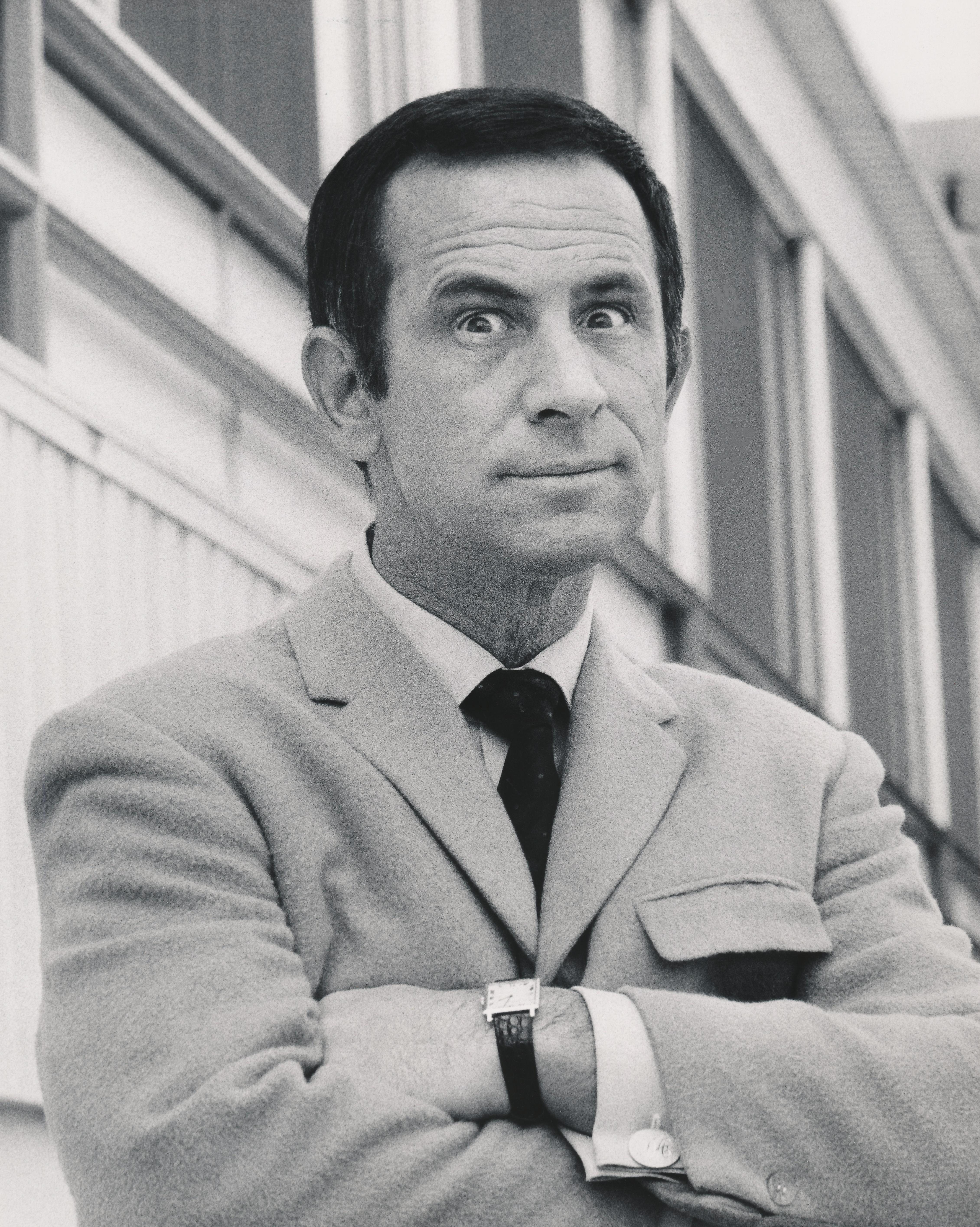 Bill Kobrin Portrait Photograph - Don Adams: Agent 86 of Get Smart with Arms Crossed Fine Art Print