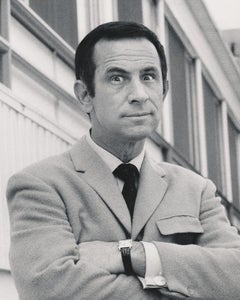 Don Adams: Agent 86 of Get Smart with Arms Crossed Fine Art Print
