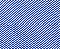 "Pioggia", pittura ad olio astratta geometrica a strisce blu della serie optical art