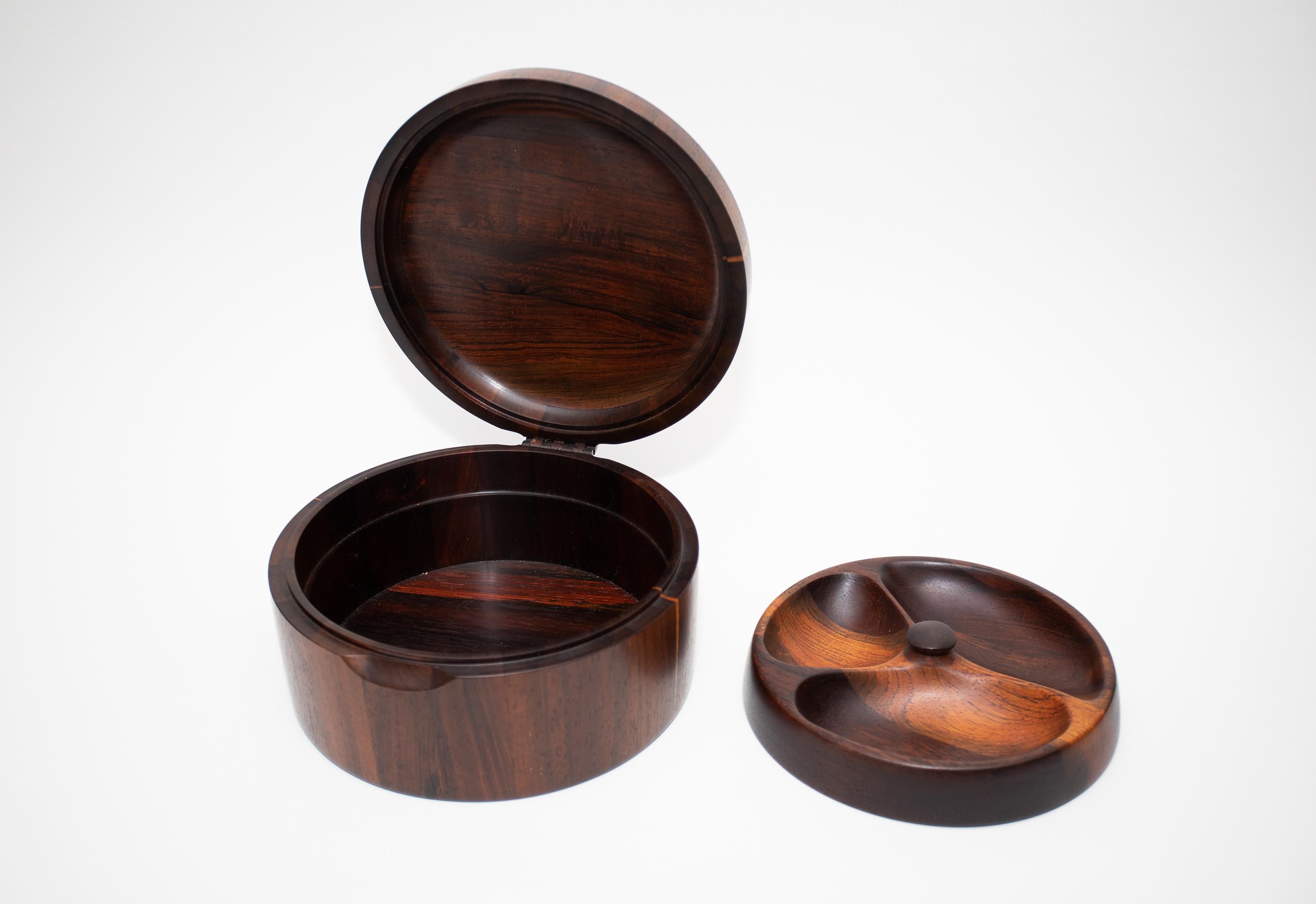 Rosewood Bill Long Decorative Box For Sale