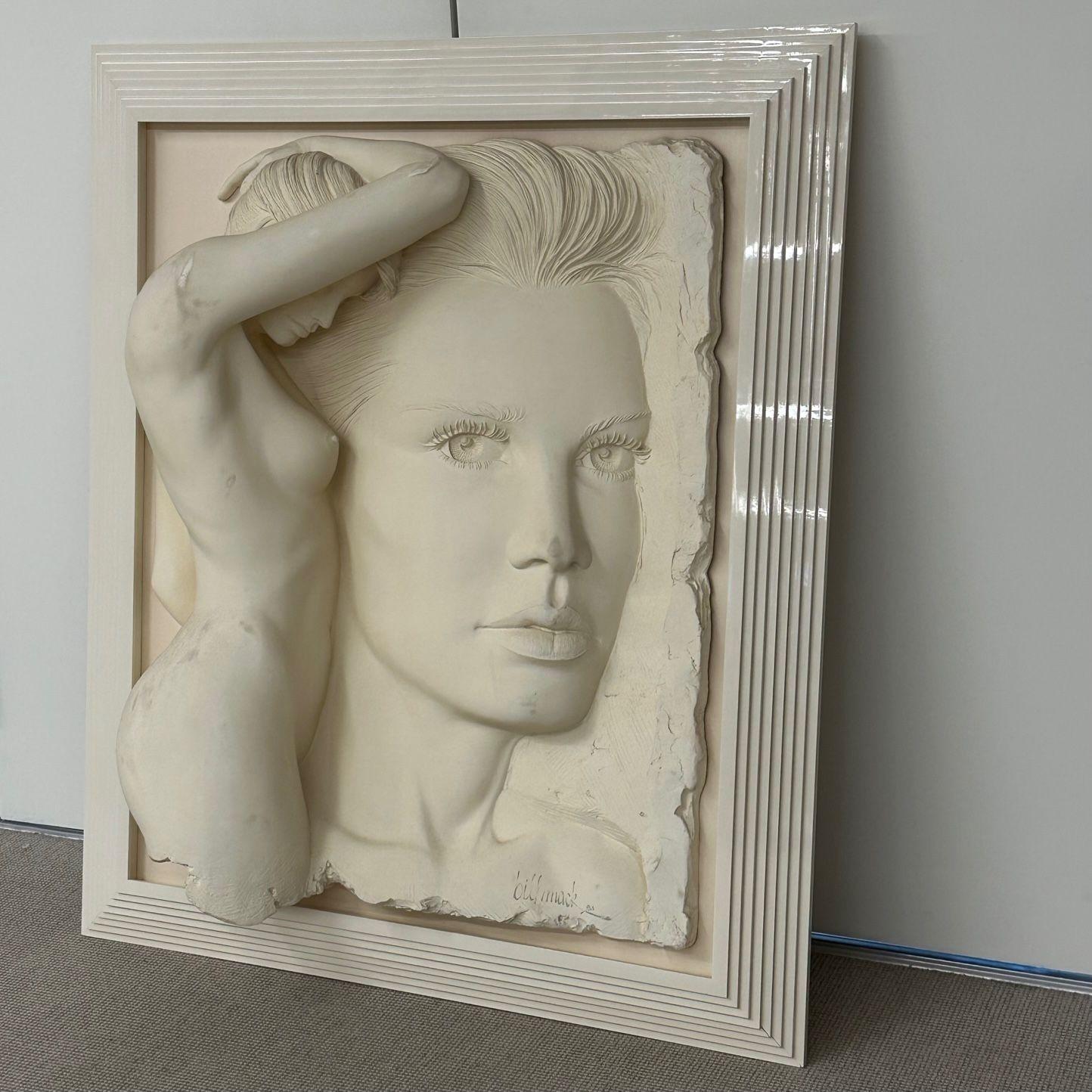 Modern Bill Mack 3D Figural Relief Wall Sculpture