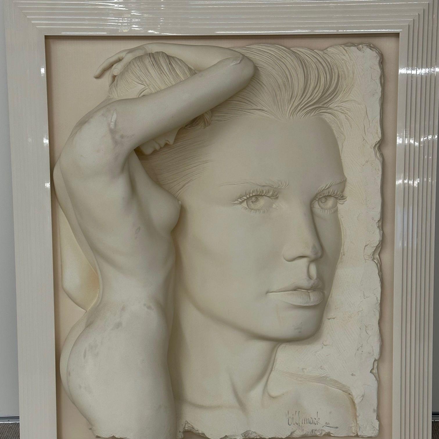 Bill Mack 3D Figural Relief Wall Sculpture In Good Condition In Stamford, CT