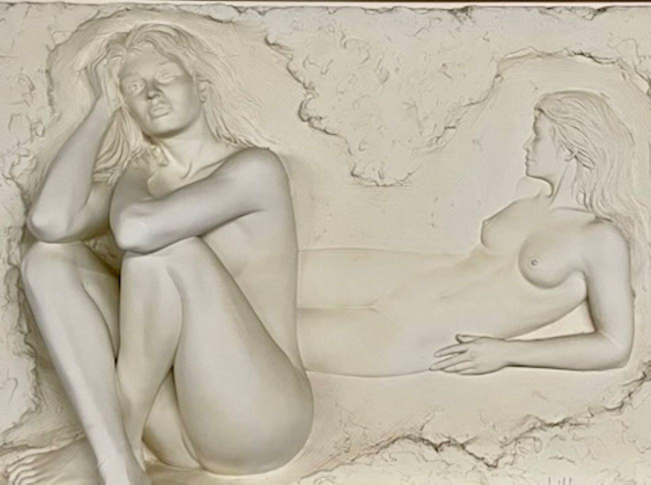 Bill Mack 3D-Figuren-Wandskulptur, „Reflection“, Monumental in Größe, Nude (Moderne) im Angebot