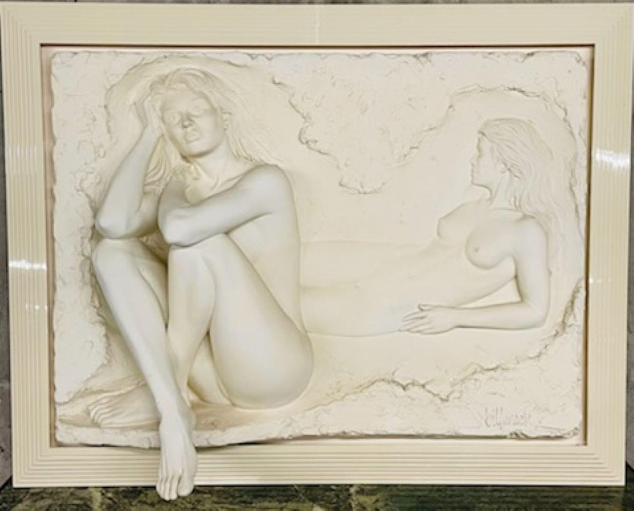 Bill Mack 3D-Figuren-Wandskulptur, „Reflection“, Monumental in Größe, Nude (Ende des 20. Jahrhunderts) im Angebot
