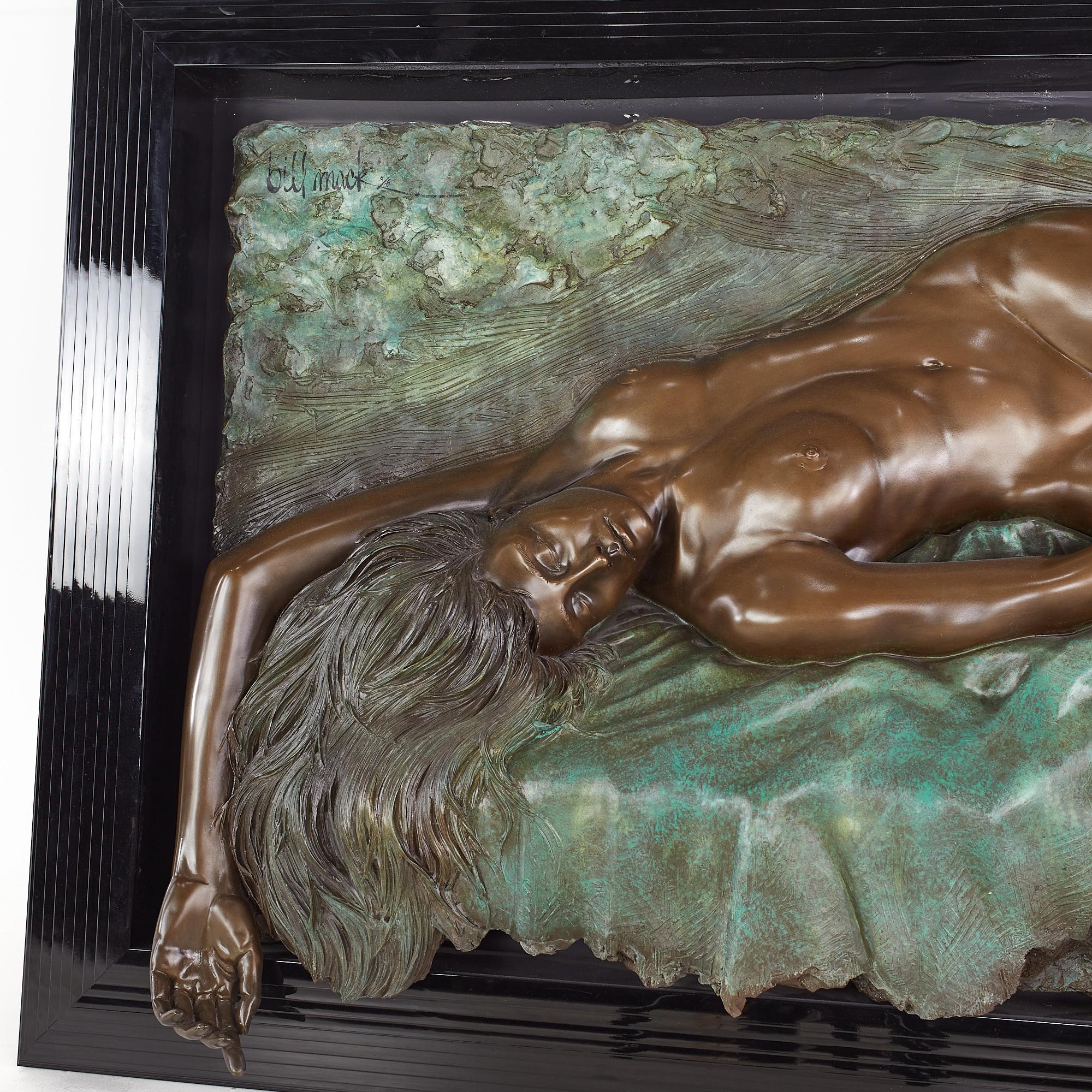 Mid-Century Modern Bill Mack Harmony Bronze collé signé du milieu du siècle en vente
