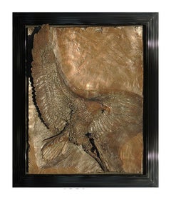 Bill Mack Bonded Bronze Relief Sculpture Majesty Bald Eagle Large Signed Artwork