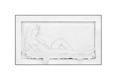 Bill Mack Large Bonded Sand Relief Sculpture Fascination Nude Female Framed Art