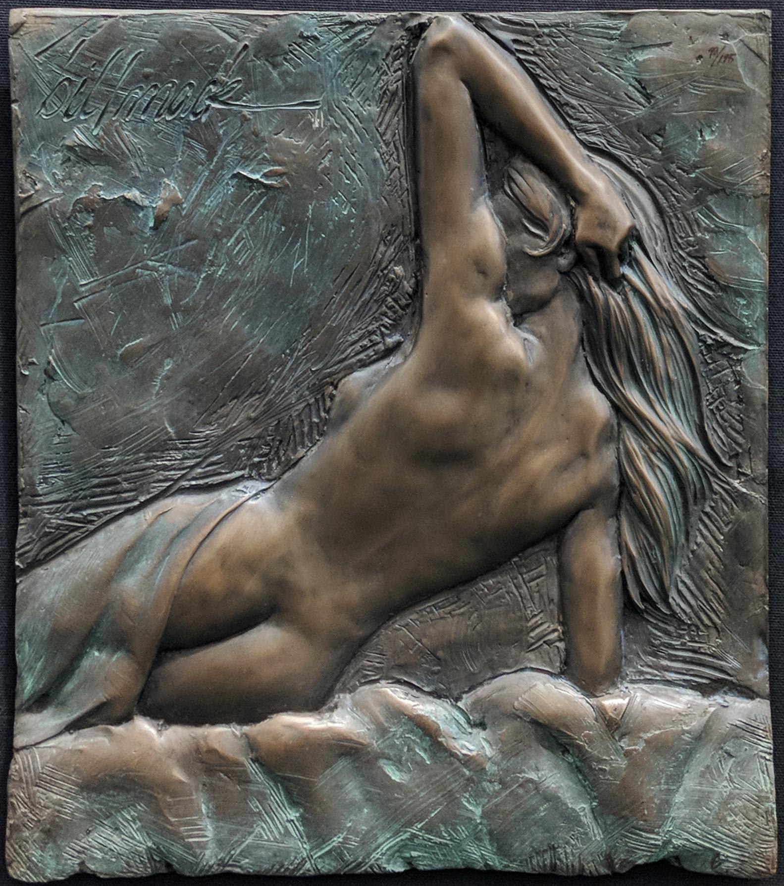 Bill Mack Figurative Sculpture - NUDE WOMAN (BRONZE)