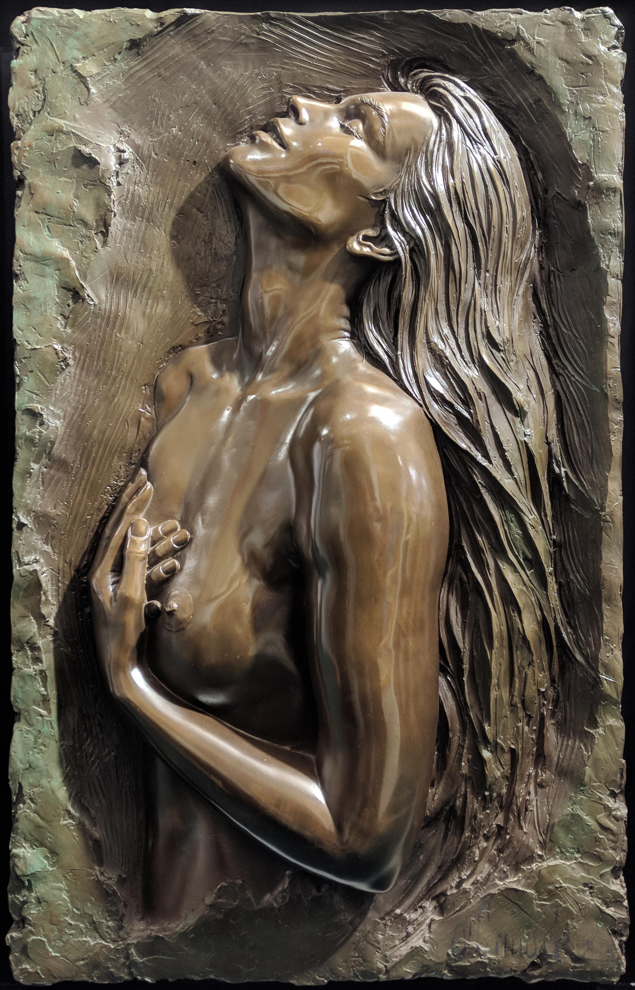 Bill Mack Figurative Sculpture - PASSIONS (BRONZE)