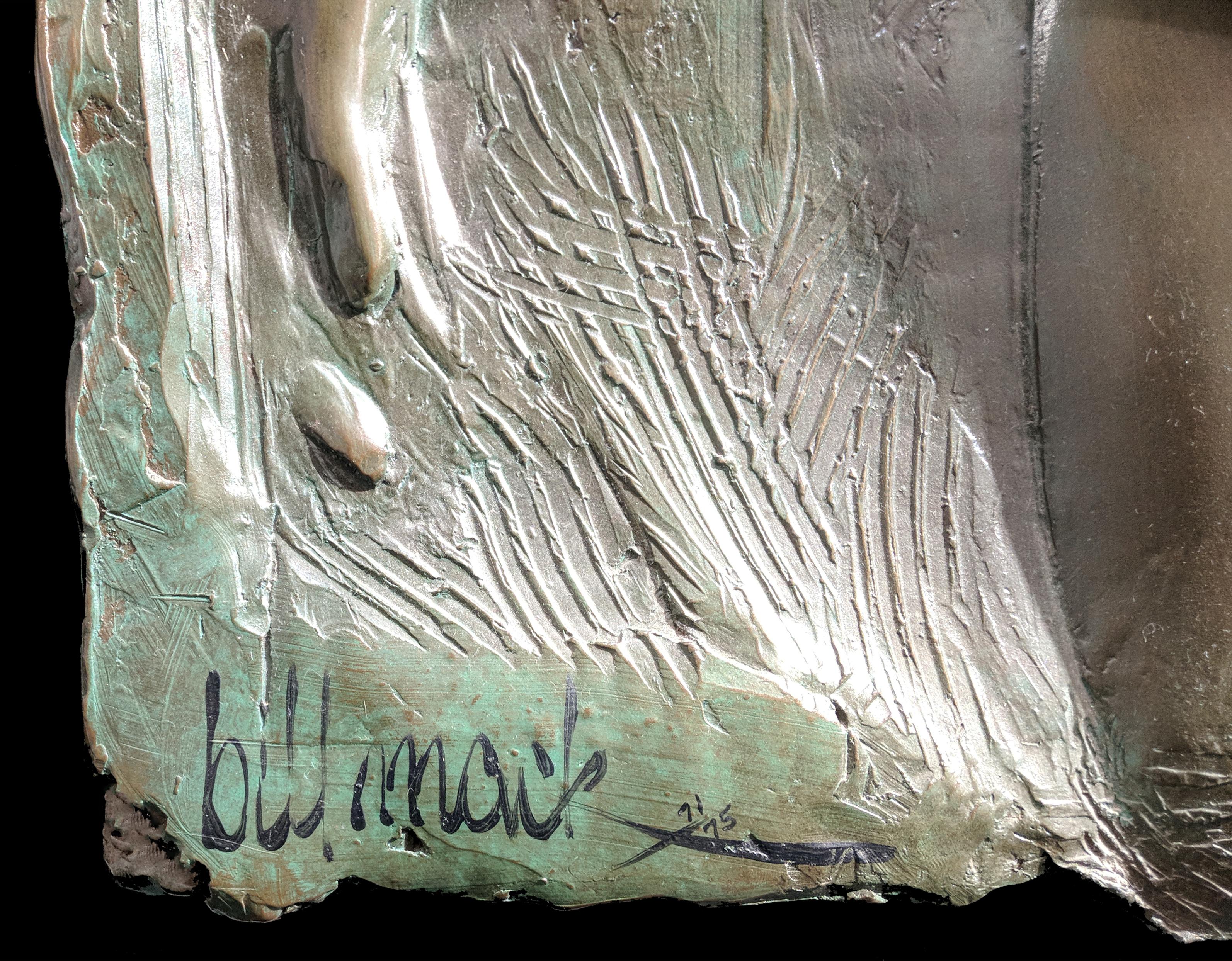 SPIRIT VALIANT DIPTYCH (BRONZE) - Contemporary Sculpture by Bill Mack