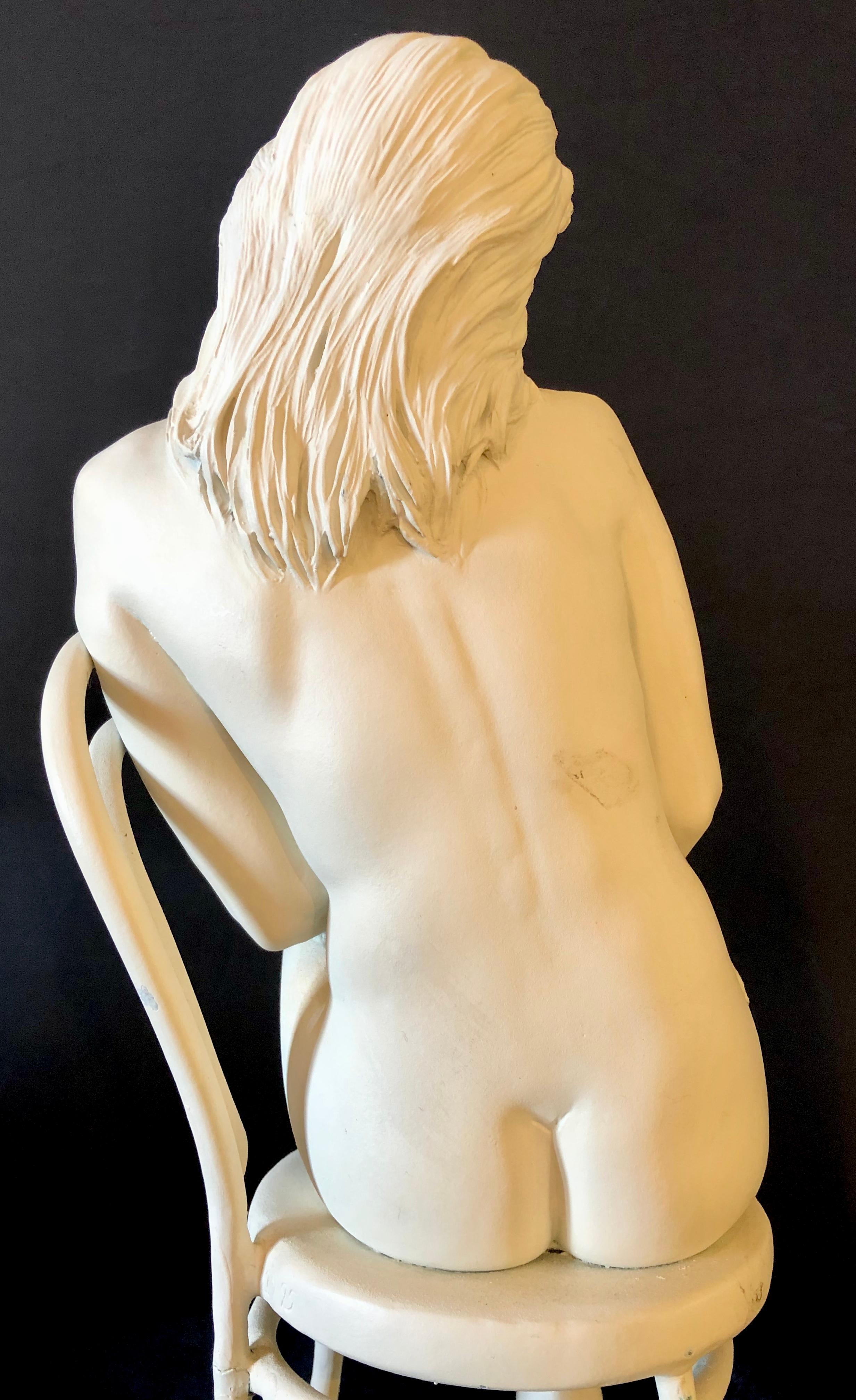 Bill Mack Solitude Maquette Bronze Sculpture Signed Original Female Nude Artwork 8