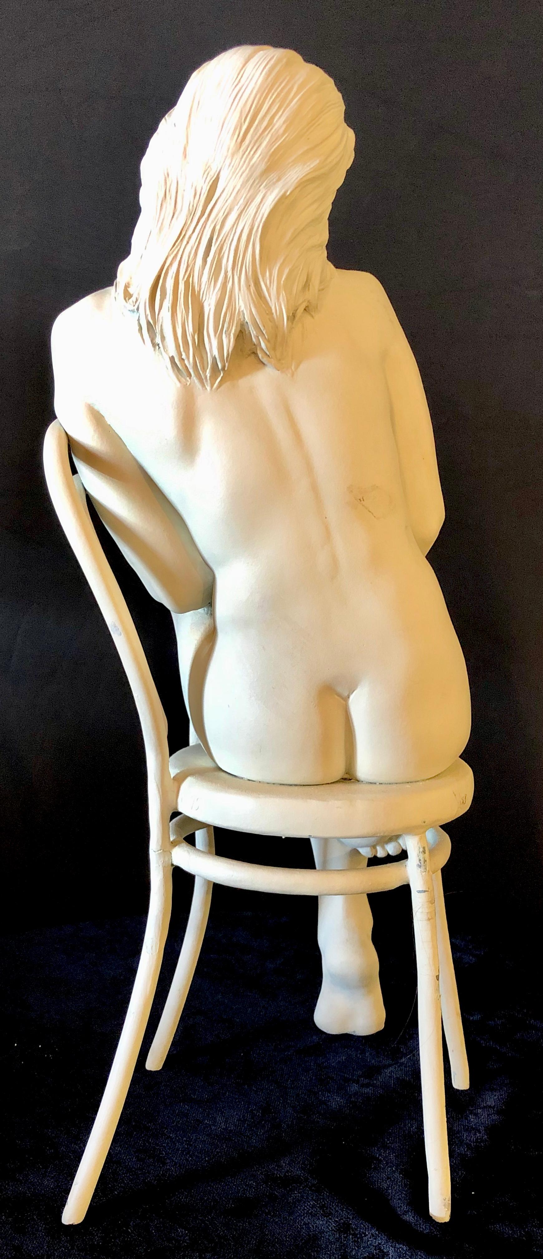 20th Century Bill Mack Solitude Maquette Bronze Sculpture Signed Original Female Nude Artwork