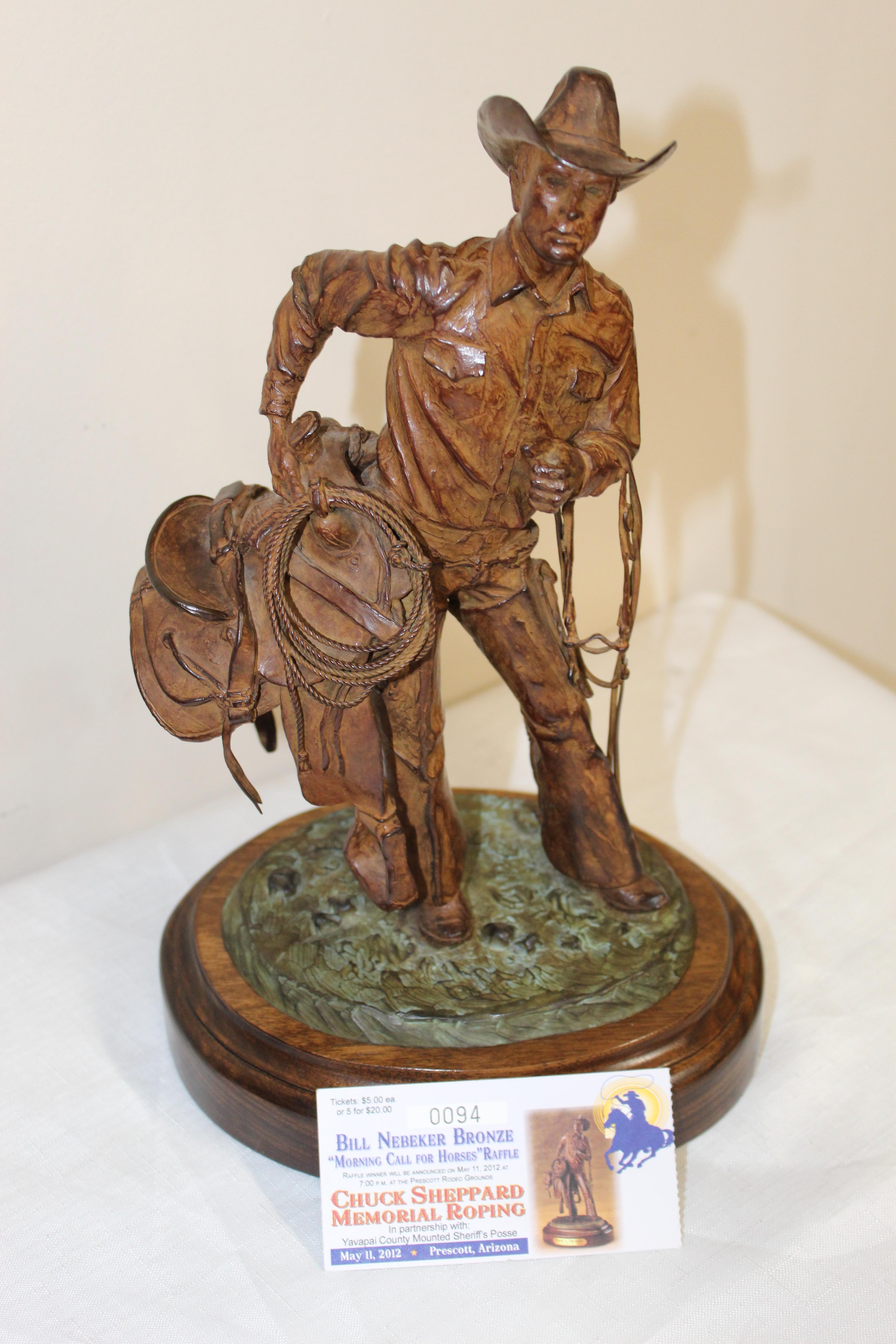 Bill Nebeker Bronze Statue 