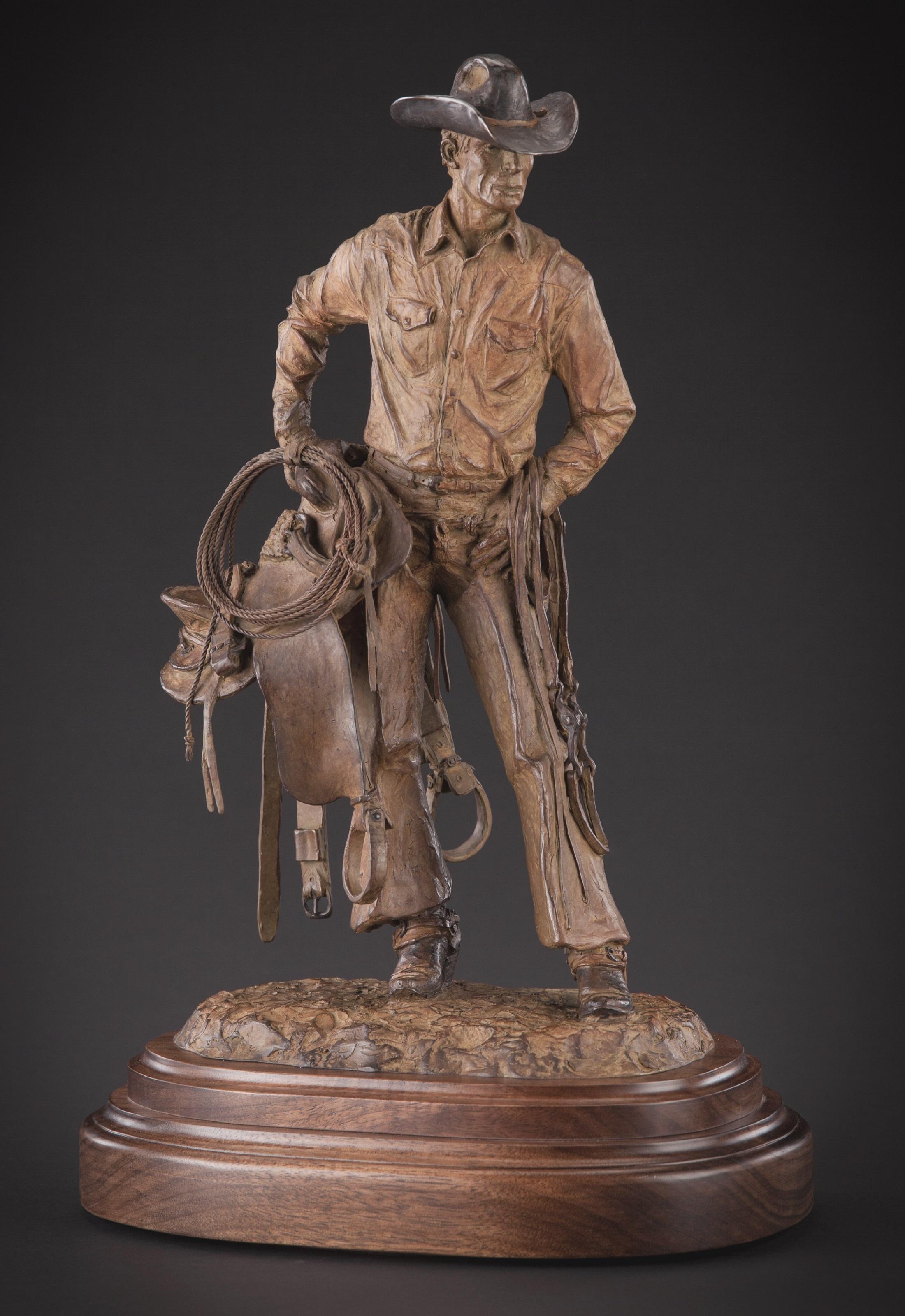 Beats Any Job In Town - Sculpture by Bill Nebeker CA