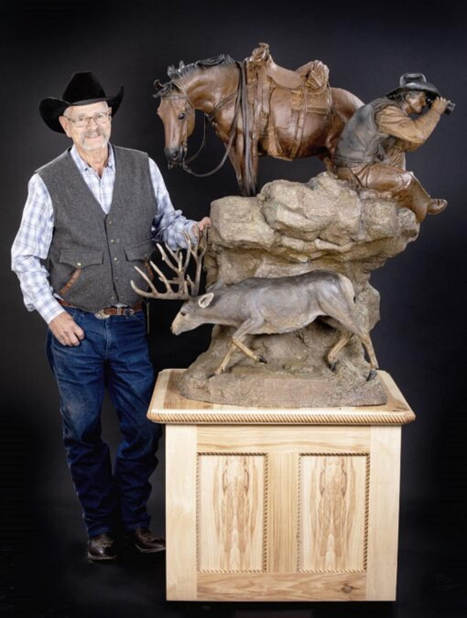 Signed/etched by Artist on bronze base of sculpture with edition number.
8/15