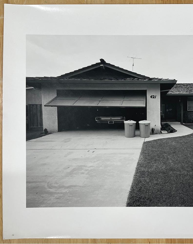 Untitled (Driveway) - Black and White Landscape, Suburban, Neighborhood For Sale 4