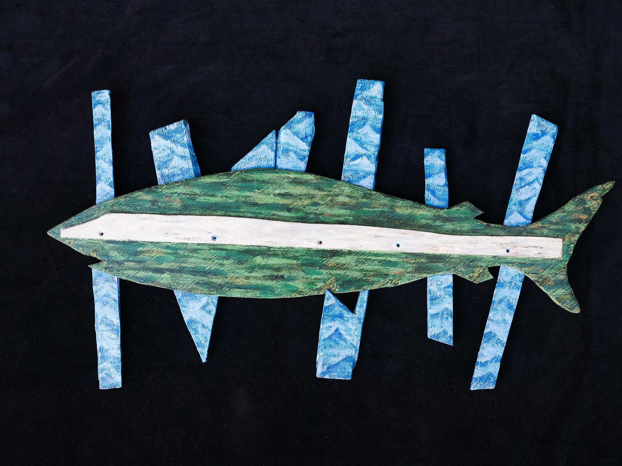 Shark Habitat - Mixed Media Art by Bill Reynolds