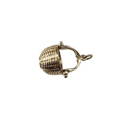 Bill Rowe 14K Yellow Gold Nantucket Basket Charm #20954