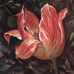 Broken Tulip, Painting, Acrylic on Canvas