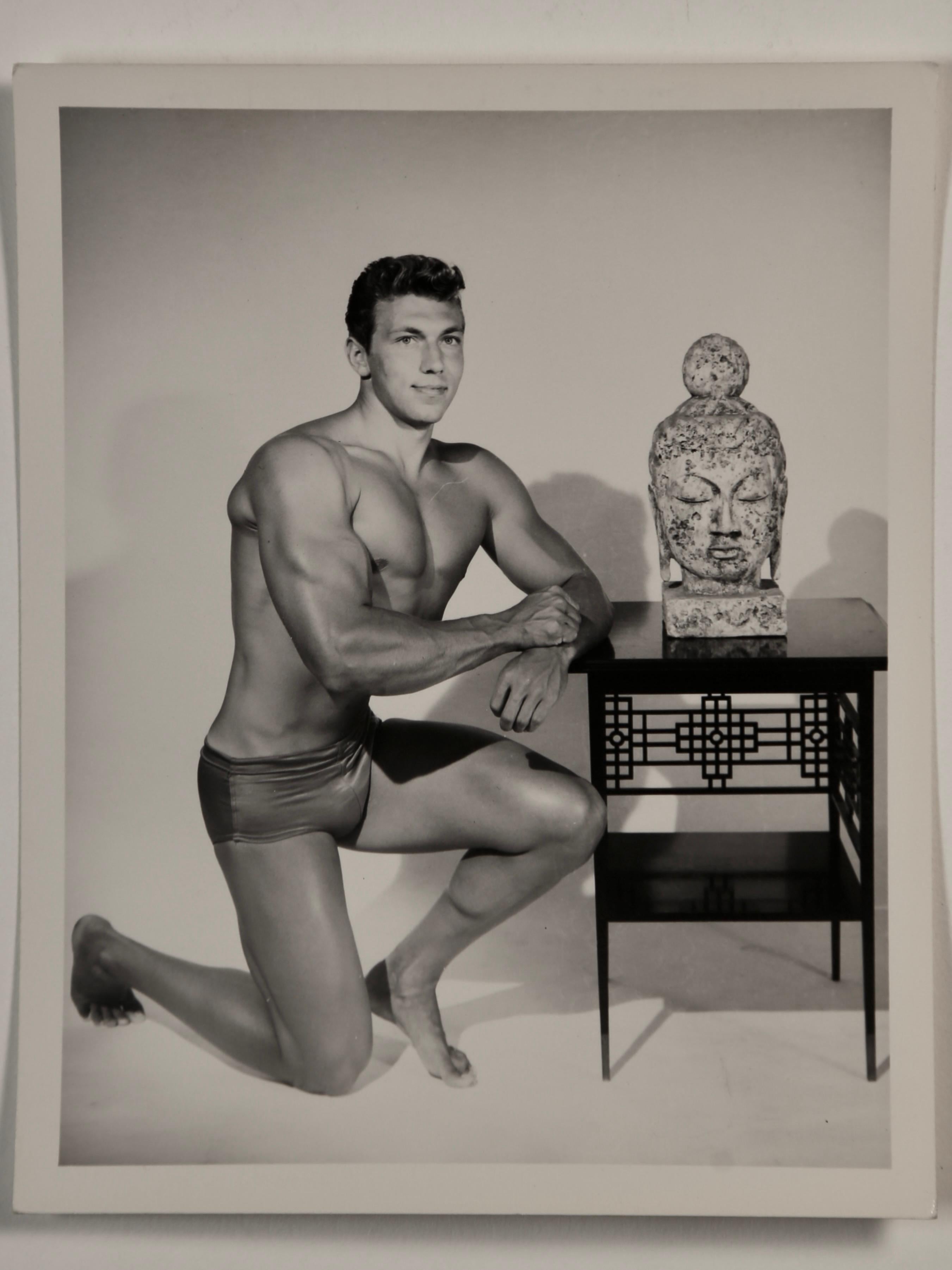 BILL SEAY Vintage 1950er Physique-Fischkuchen-Foto-Set (10) von Modell BERNIE ERNST, BERNIE ERNST (Nachkriegszeit), Photograph, von Bill Seay of Venice California