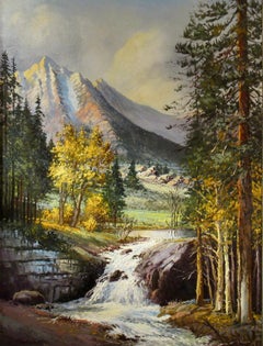 "California Landscape" Large oil painting on canvas