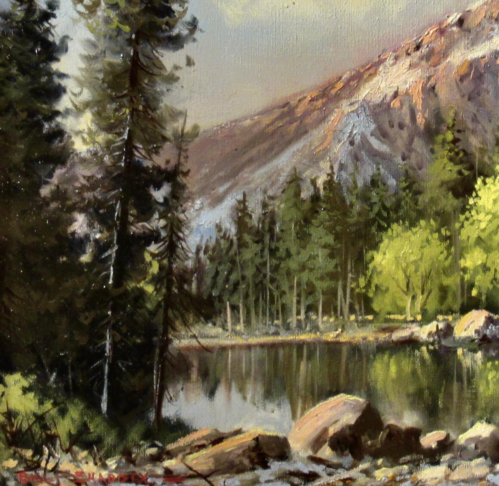 Kalifornien Landschaft #I (Amerikanischer Impressionismus), Painting, von Bill Shaddix