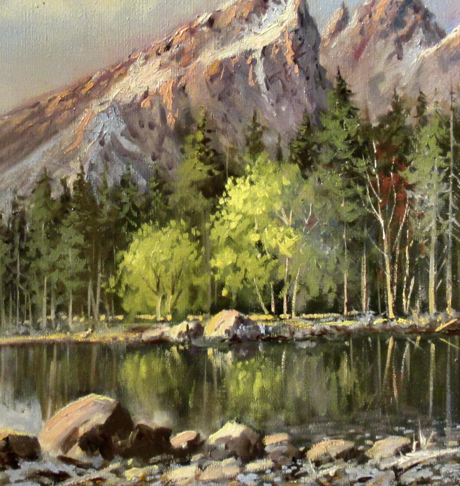 California Landscape #I - American Impressionist Painting by Bill Shaddix