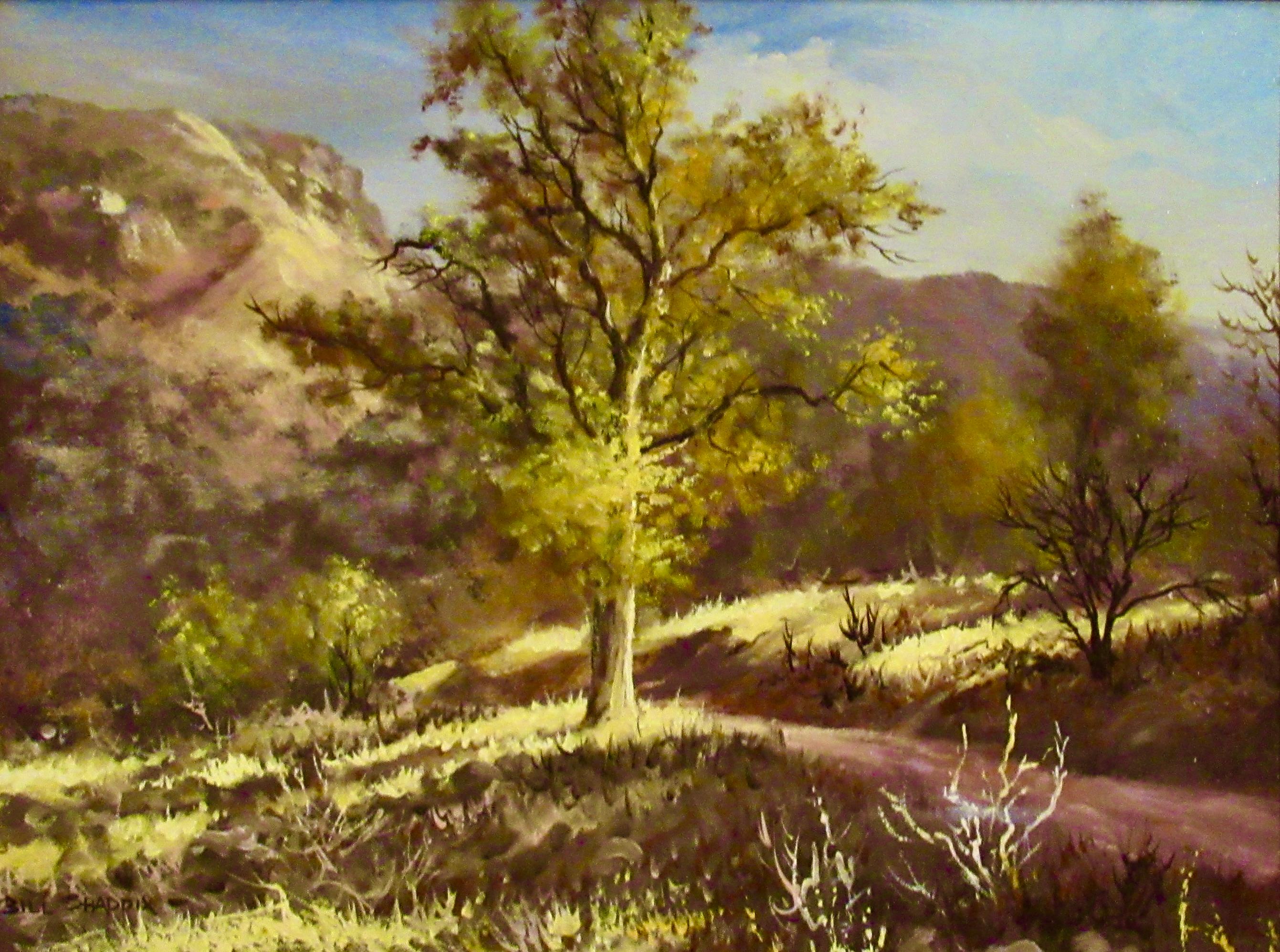Sierra Foothills - Painting by Bill Shaddix