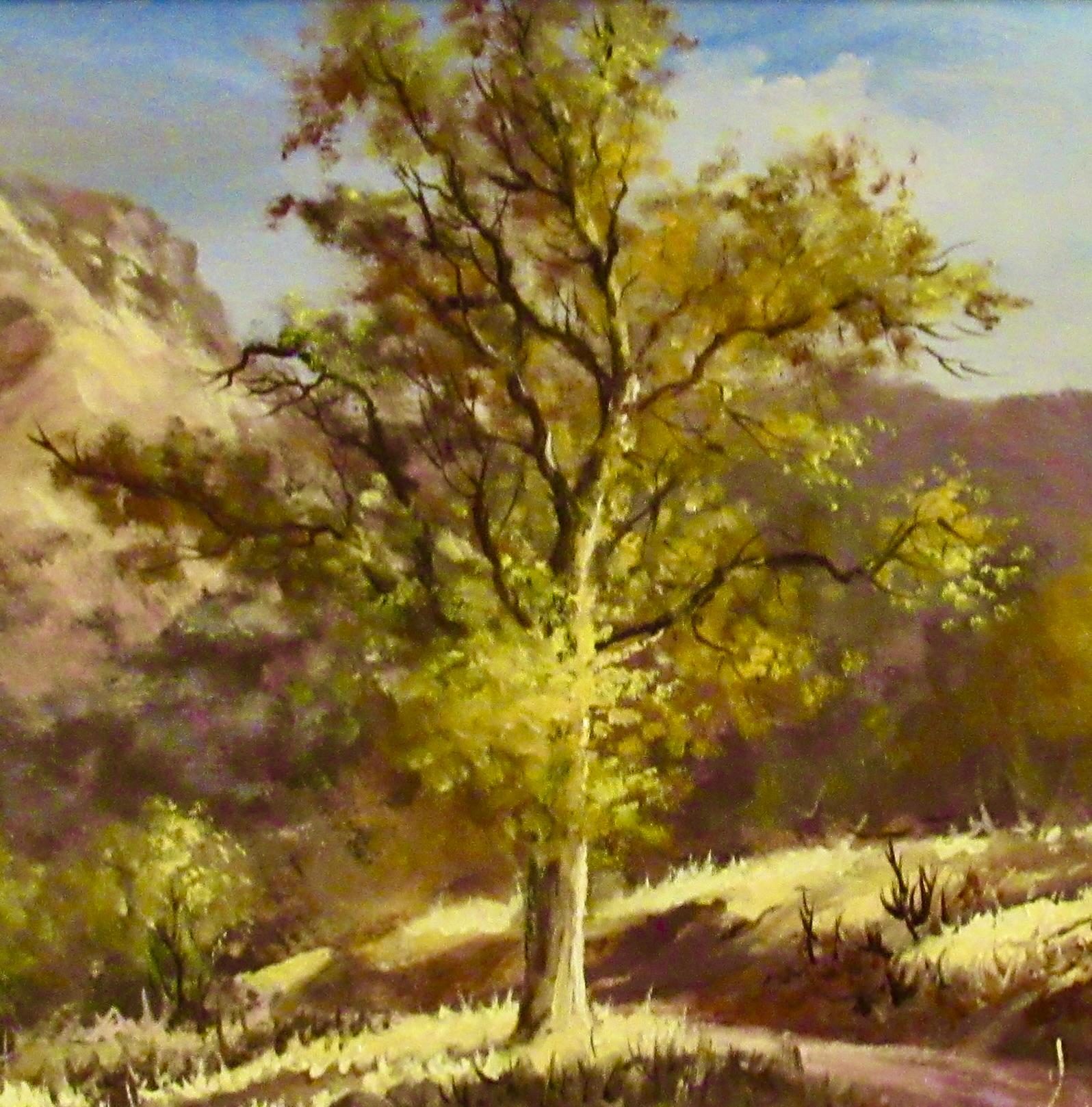 Sierra Foothills - American Impressionist Painting by Bill Shaddix