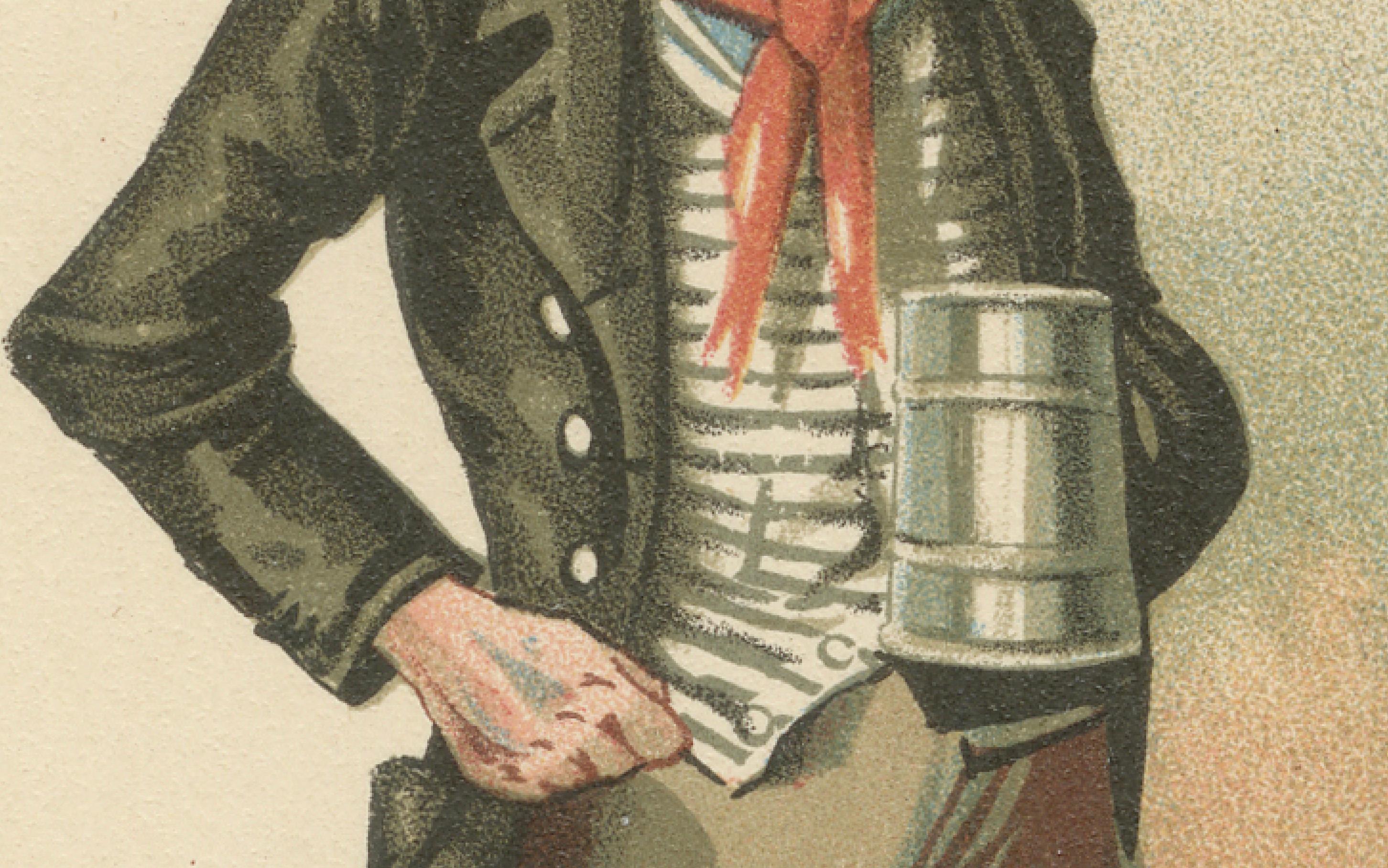 Bill Sikes aus Oliver Twist - Viktorianischer Charakterdruck nach Dickens, ca.1889 (19. Jahrhundert) im Angebot