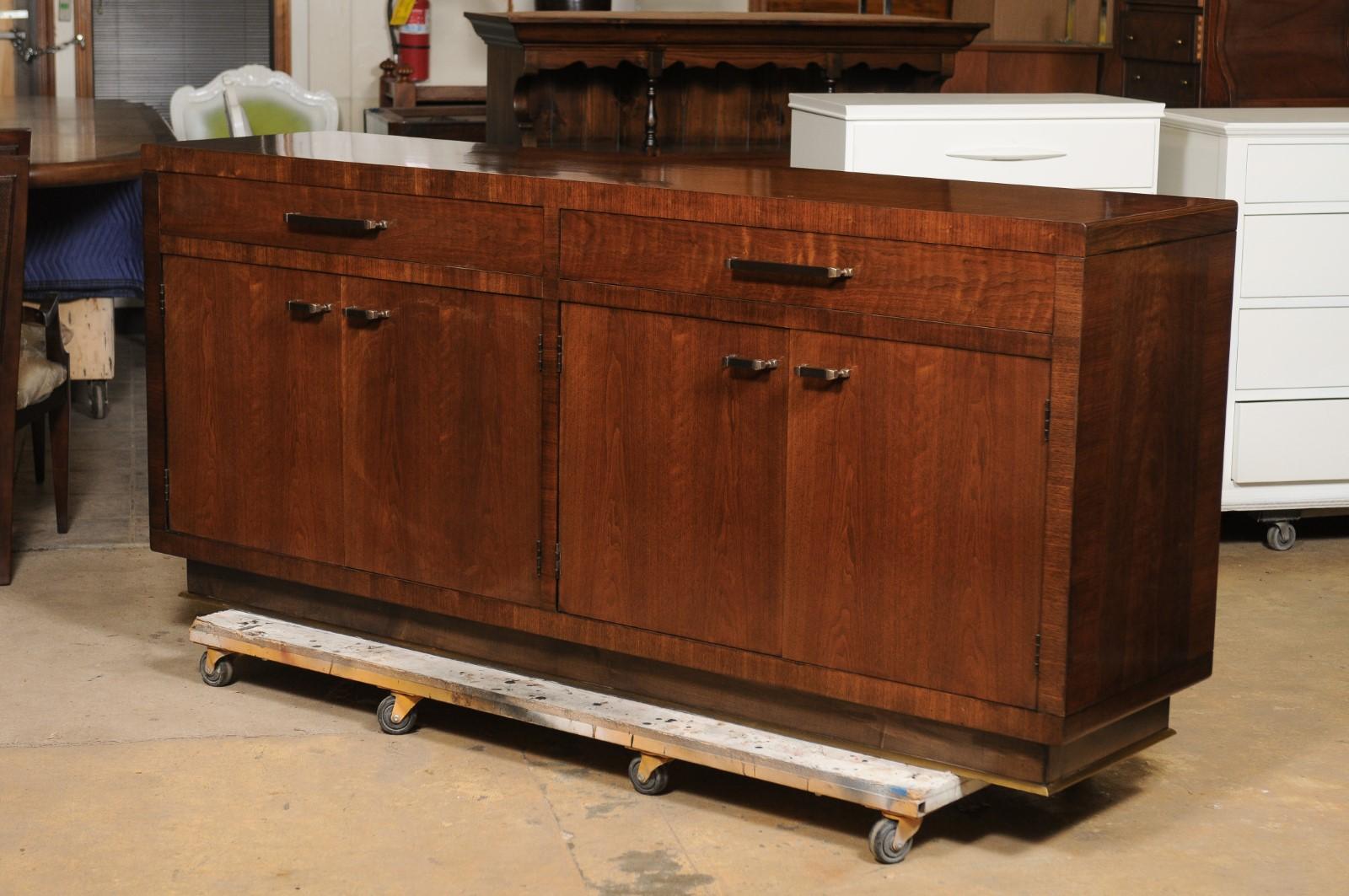 Bill Sofield 2 Drawer, 4 Door, Mahogany Credenza/Sideboard 5
