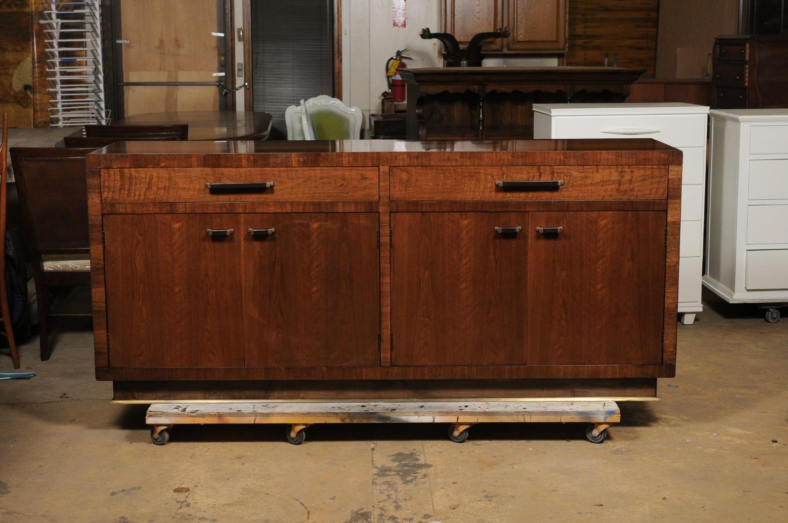 Bill Sofield 2 Drawer, 4 Door, Mahogany Credenza/Sideboard 6