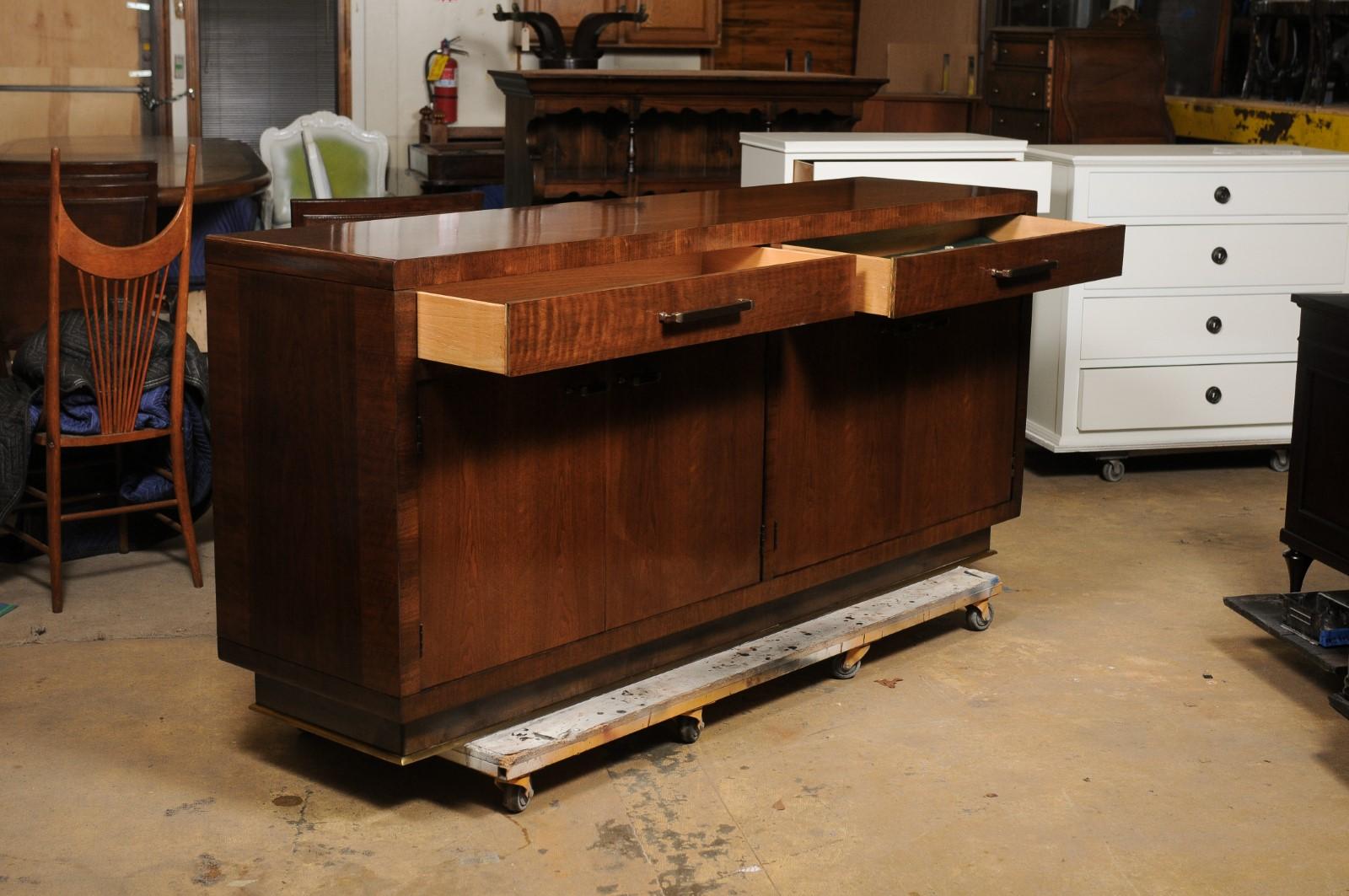 American Bill Sofield 2 Drawer, 4 Door, Mahogany Credenza/Sideboard