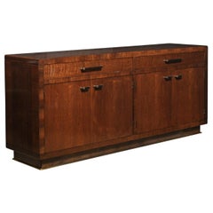 Bill Sofield 2 Drawer, 4 Door, Mahogany Credenza/Sideboard