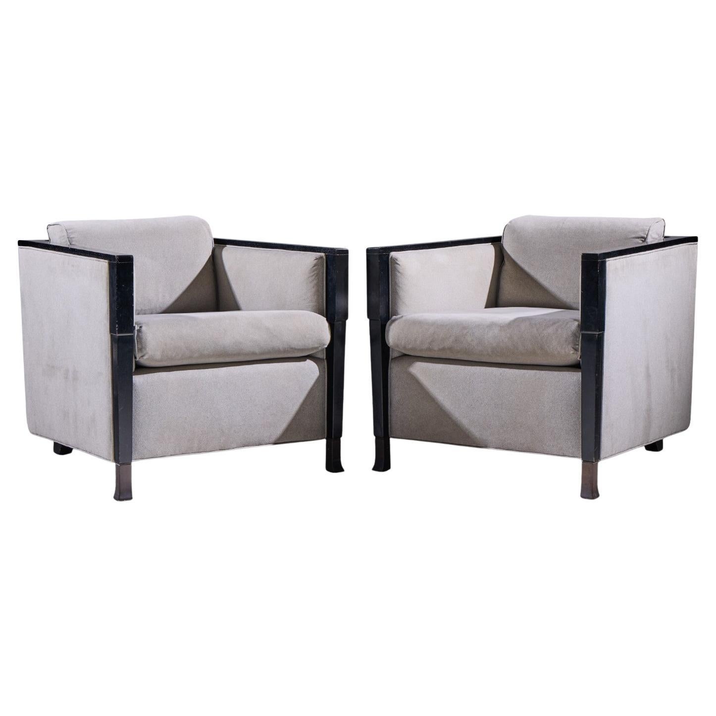 Bill Sofield for Baker Furniture Salon Lounge Chairs - Pair im Angebot