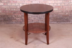 Bill Sofield for Baker Furniture Two-Tier Mahogany Tea Table or Side Table