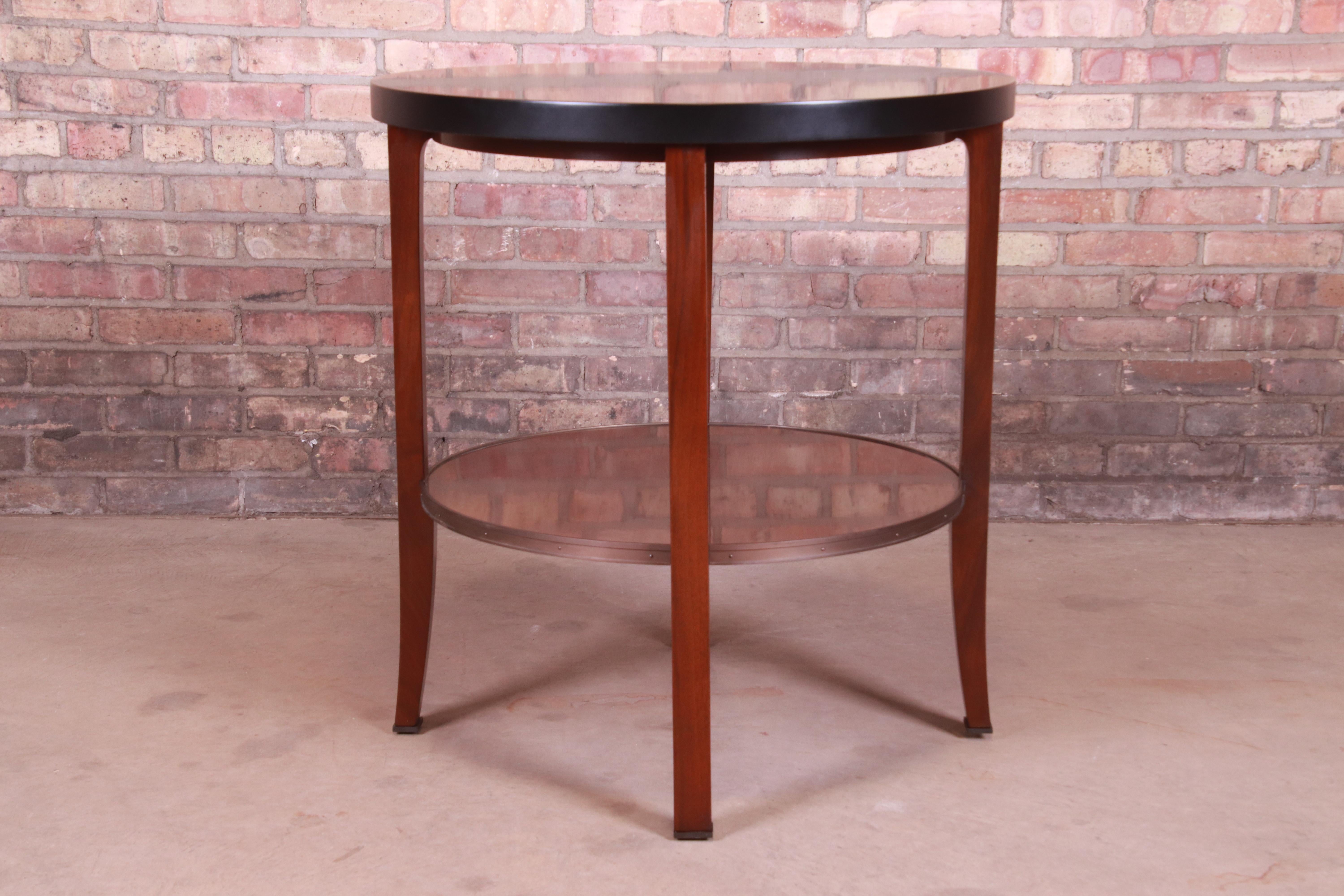 Bill Sofield for Baker Furniture Two-Tier Mahogany Tea Table or Side Table 1