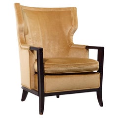 Bill Sofield for Baker Manor Walnut Wing Lounge Chair