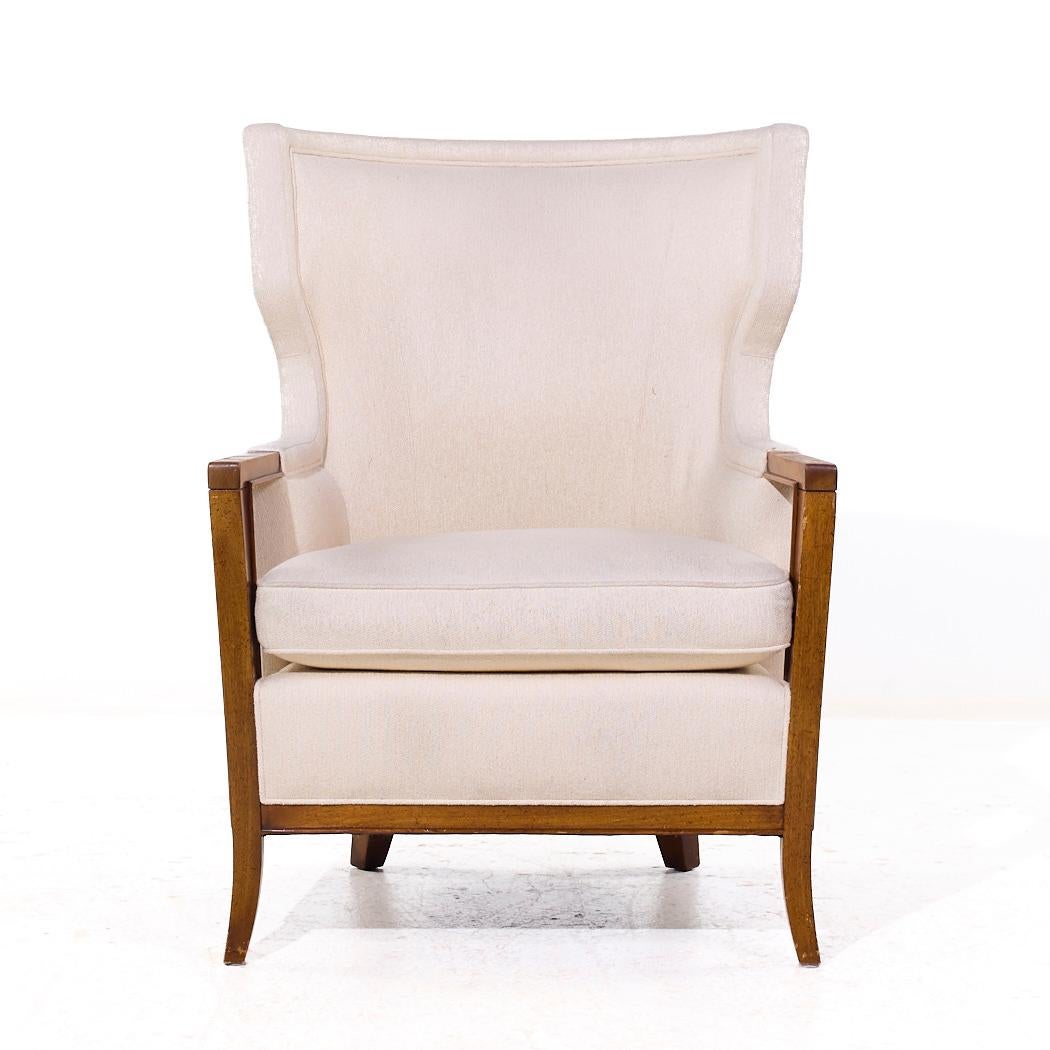 Bill Sofield for Baker Manor Wing Lounge Chairs - Pair In Good Condition In Countryside, IL