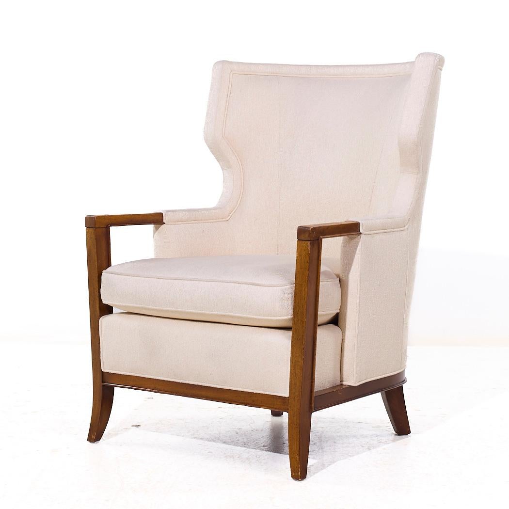 Contemporary Bill Sofield for Baker Manor Wing Lounge Chairs - Pair
