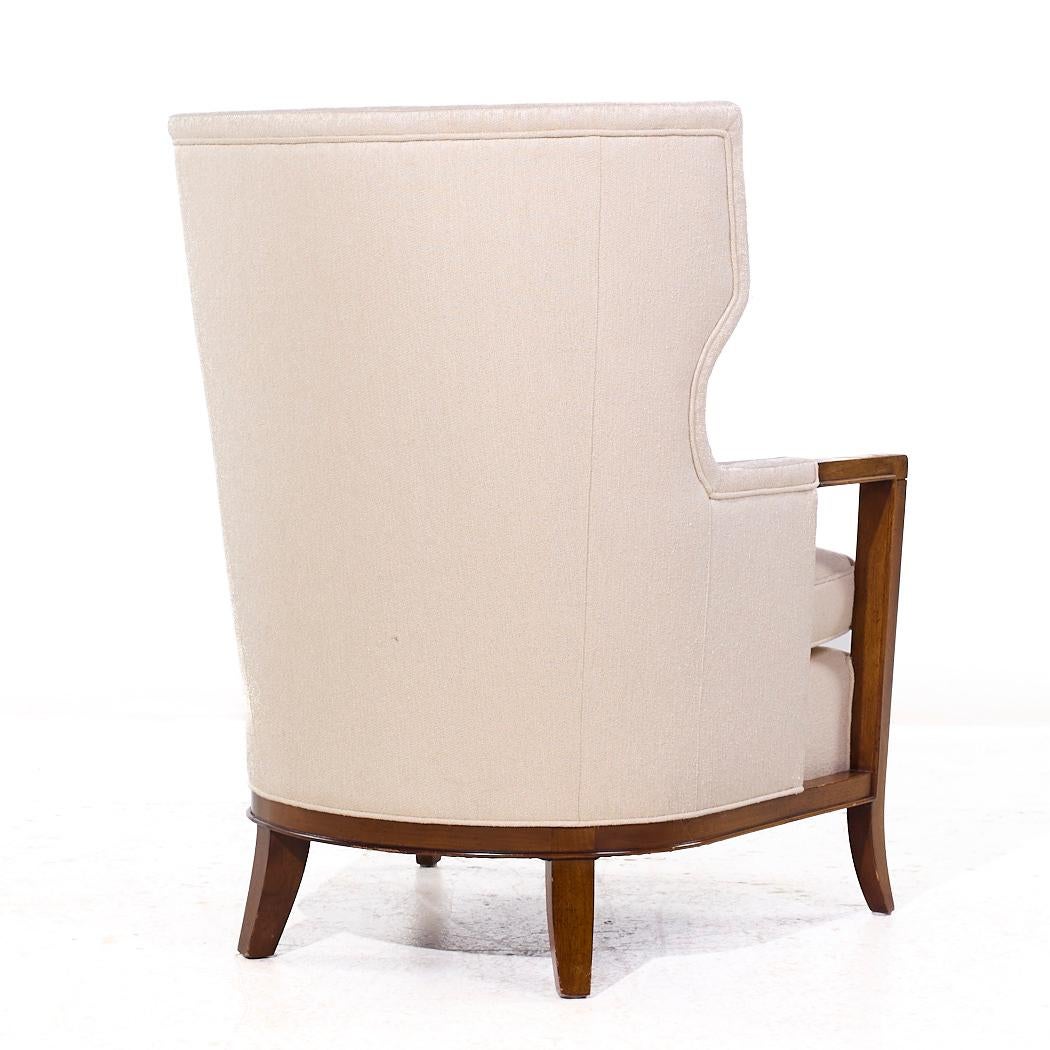 Upholstery Bill Sofield for Baker Manor Wing Lounge Chairs - Pair