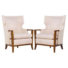 Bill Sofield for Baker Manor Wing Lounge Chairs - Pair