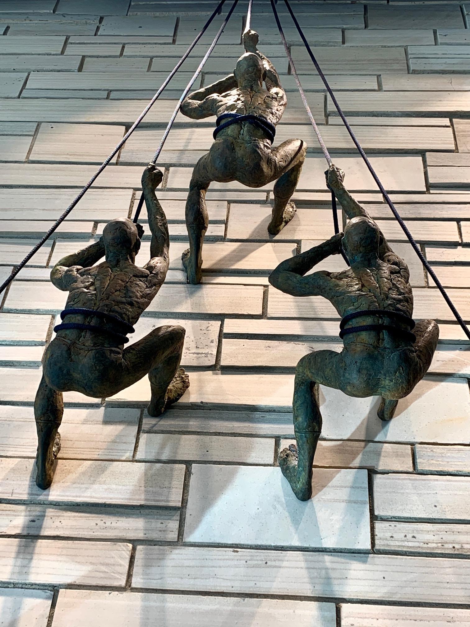 Climbers - Large - Realist Sculpture by Bill Starke