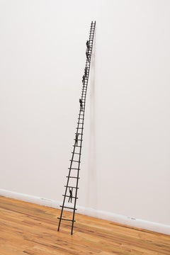 "Climbers: The Ladder II" (2024), Original Bronze Sculpture by Bill Starke