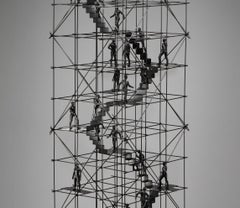 « Skyscraper (1/1) (2024), sculpture en acier et bronze de Bill Starke