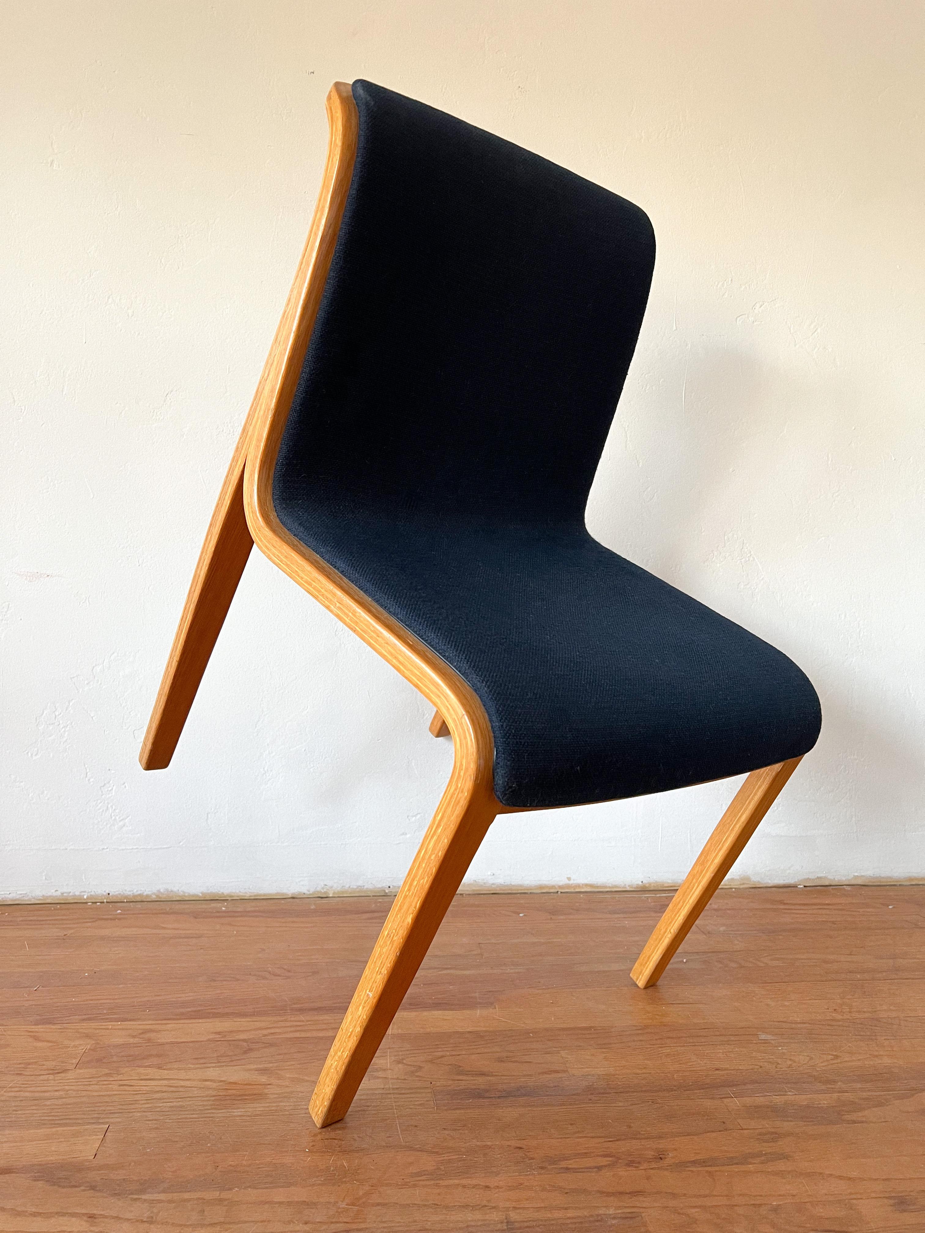 North American Bill Stephens Bentwood Dining Chair for Knoll For Sale